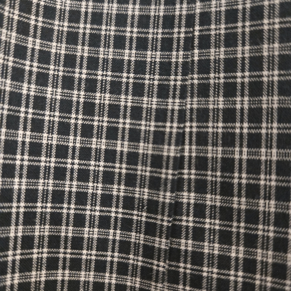 Nautica Navy Checkered Casual Shirt - Picture 5 of 6